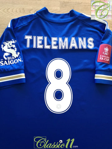 2020/21 Leicester City Home FA Cup Football Shirt Tielemans #8