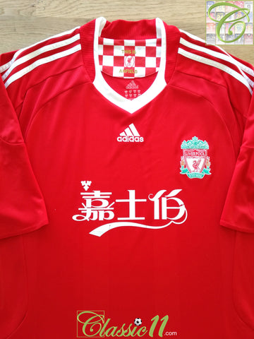 2008/09 Liverpool Home Football Shirt, (XXL)