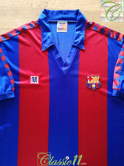 1984/85 Barcelona Home Football Shirt (M)