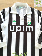 1990/91 Juventus Home 'Coppa Italia Winners' Long Sleeve Football Shirt