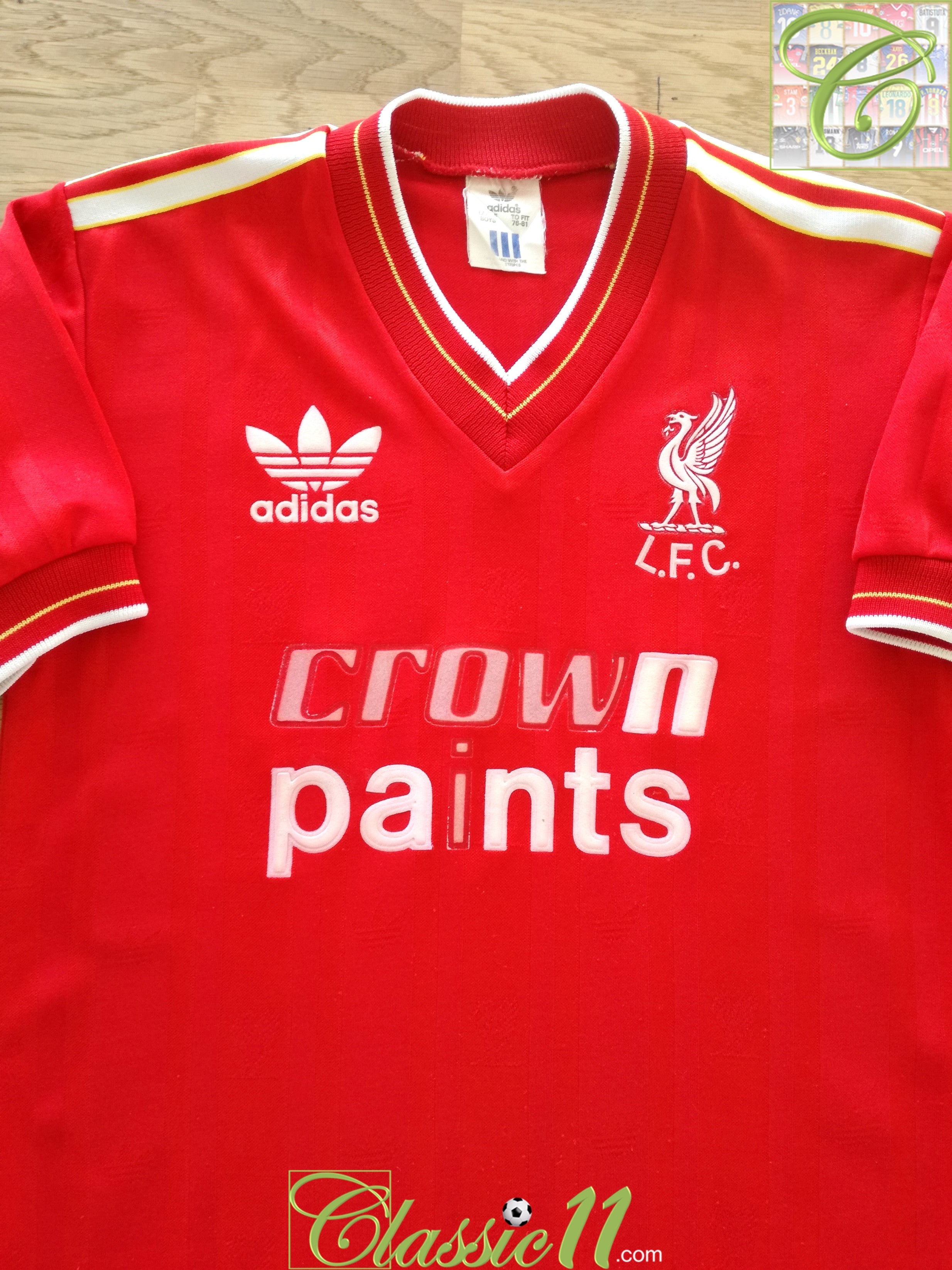 1985/86 Liverpool Home Football Shirt (Kids)