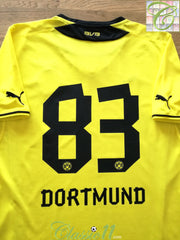 2013/14 Borussia Dortmund Home Football Shirt #83