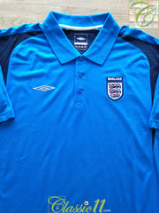 2006/07 England Football Polo Shirt - Blue (L)