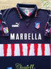1997/98 Atlético Madrid Away La Liga Football Shirt Vieri #9 (L)