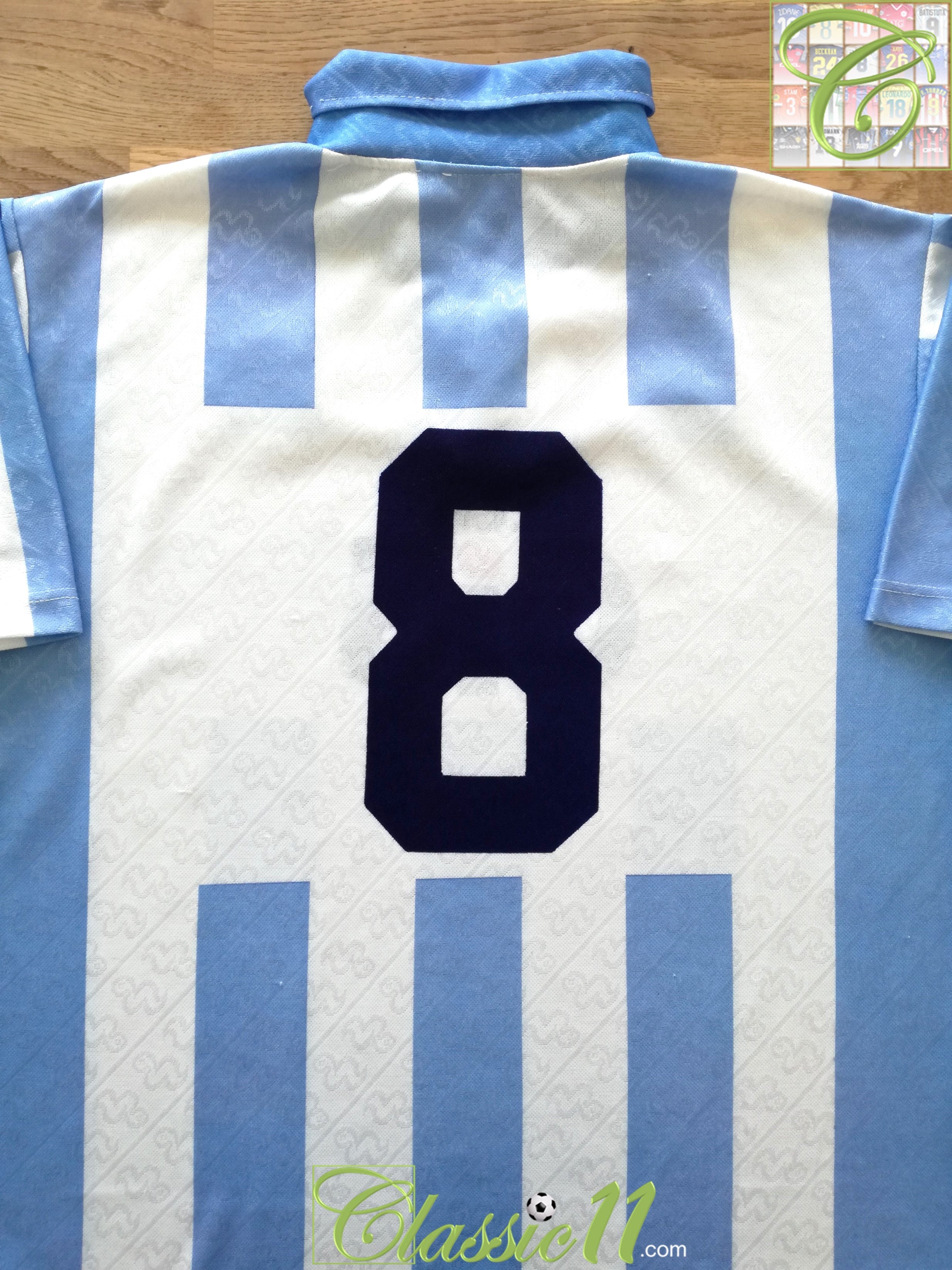 1992/93 Pescara Home Football Shirt #8 (L)