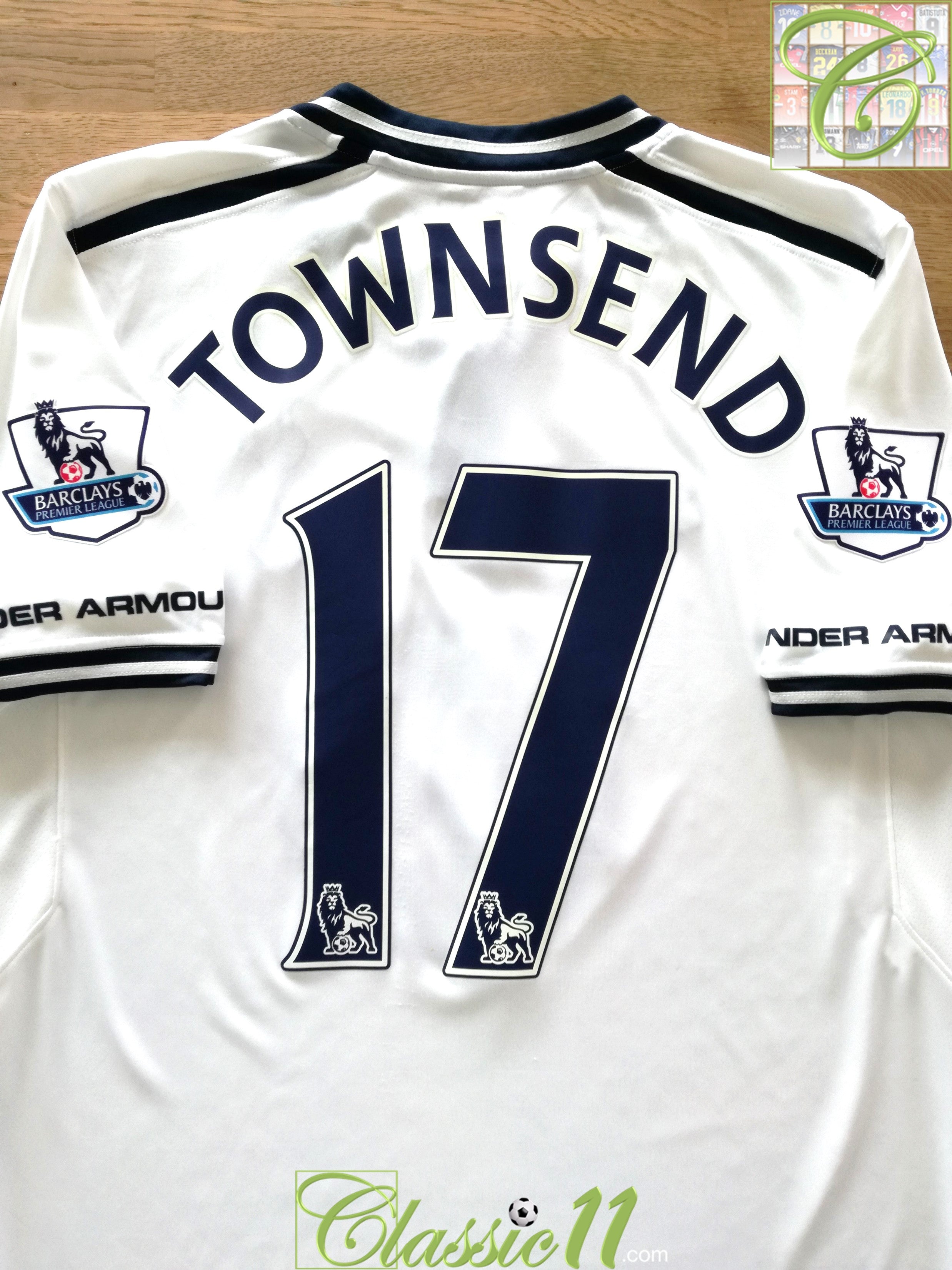 2013/14 Tottenham Home Premier League Football Shirt Townsend #17 (M)