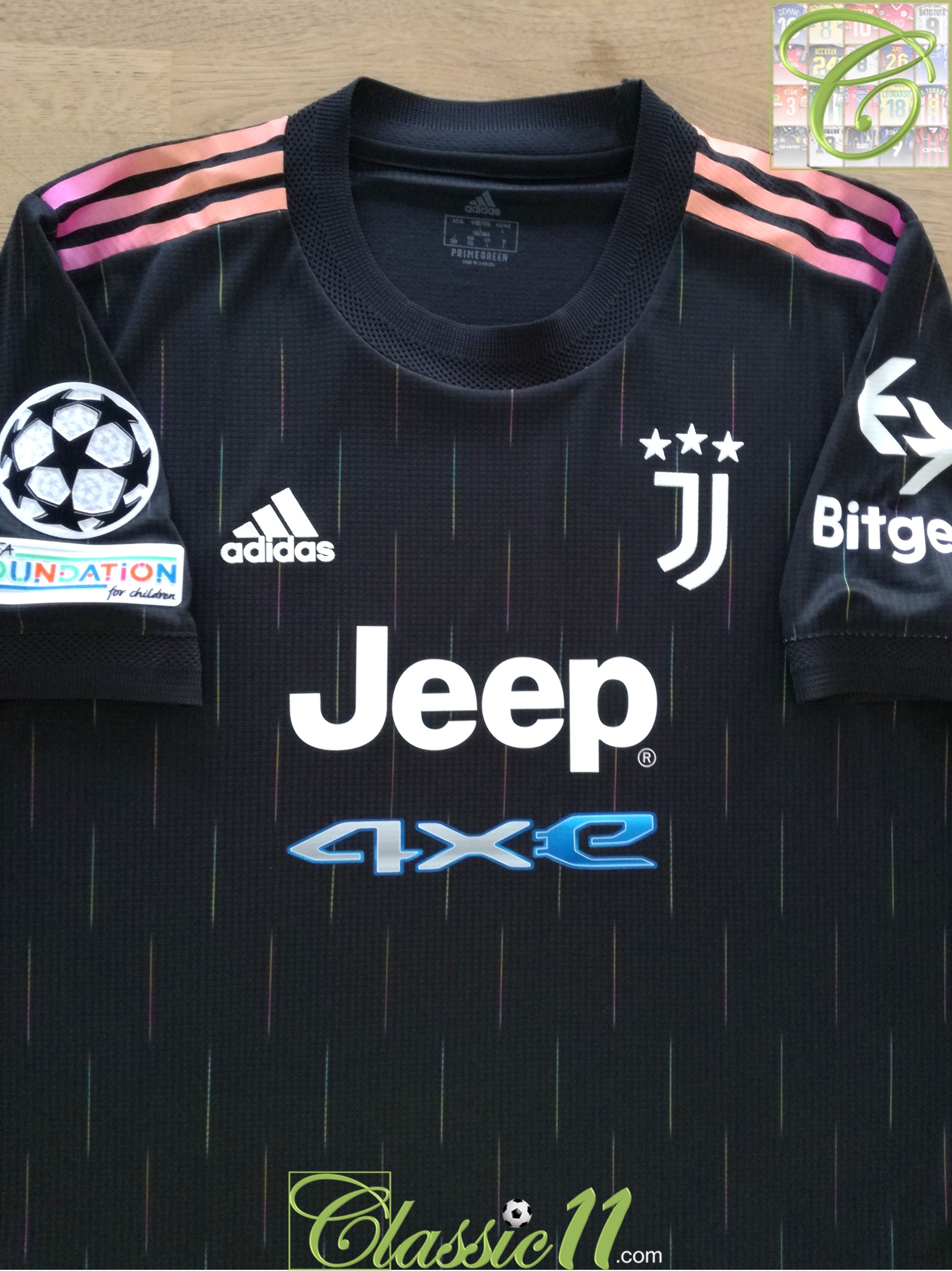 2021/22 Juventus Away Champions League Authentic Football Shirt