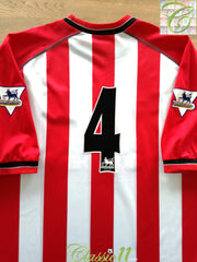 2003/04 Southampton Home Premier League Football Shirt #4