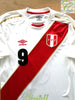 2018 Peru Home Football Shirt Guerrero #9 (S)