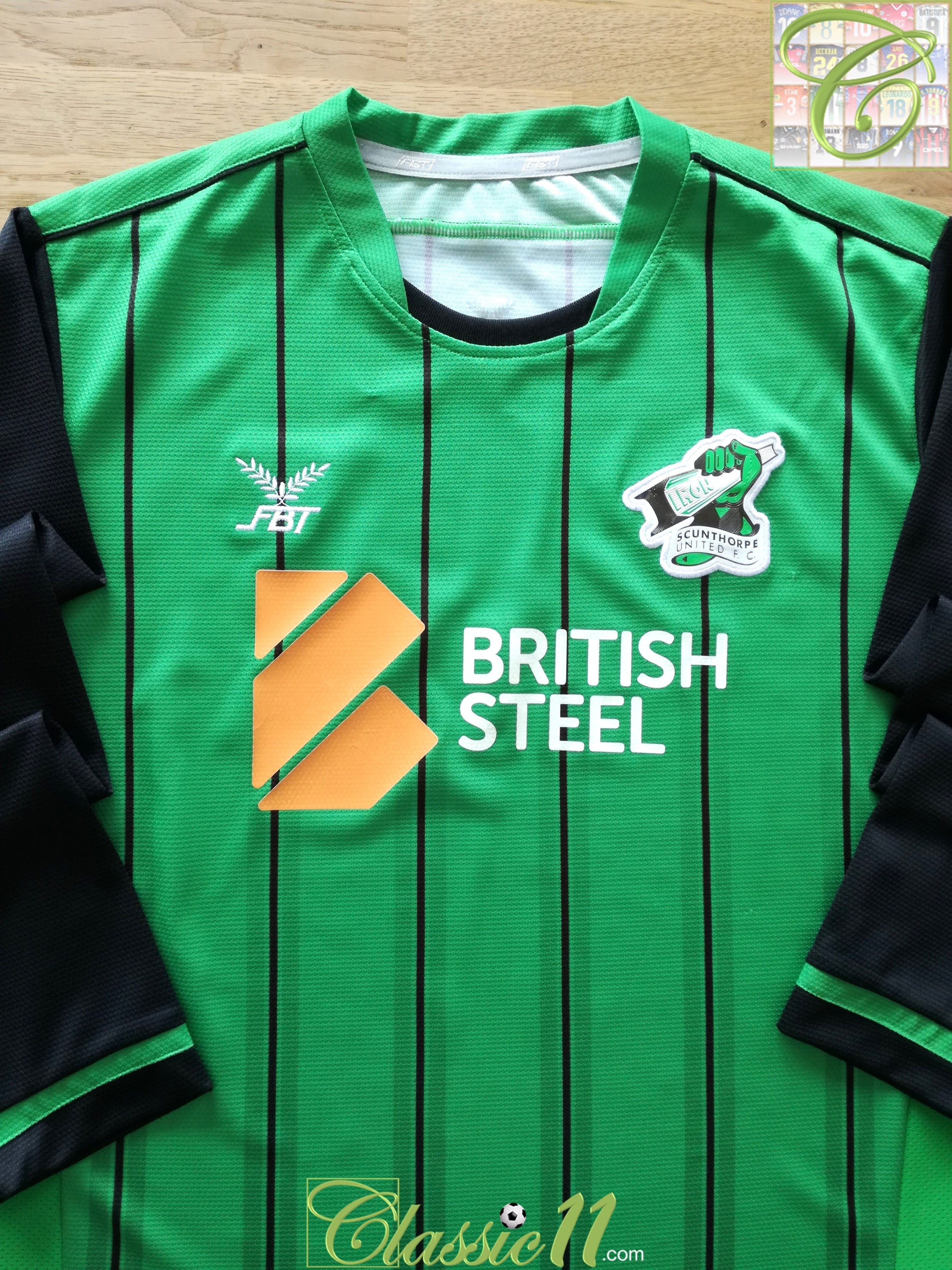 2017/18 Scunthorpe United Away Long Sleeve Football Shirt