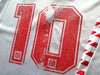 1984/85 Catalonia Away Player Issue Football Shirt #10 (L)