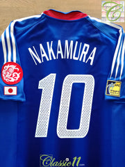 2004 Japan Home Asian Cup Football Shirt Nakamura #10