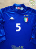 1999/00 Italy Home Football Shirt. #5 (L)