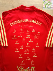 2008 Spain Home 'Euro Final' Football Shirt
