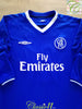 2003/04 Chelsea Home Premier League Football Shirt Crespo #21. (M)