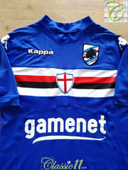 2011/12 Sampdoria Home Football Shirt