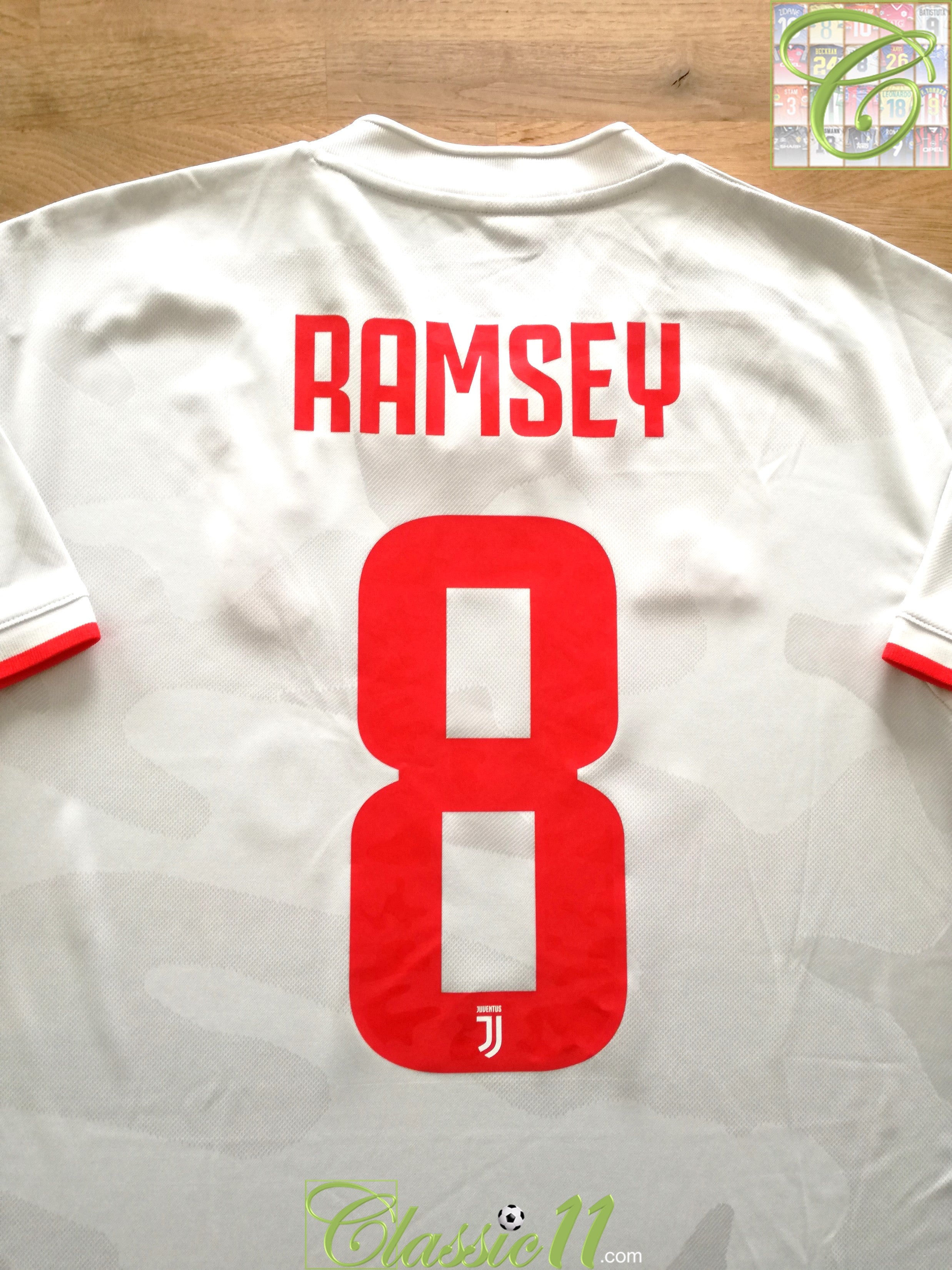 2019/20 Juventus Away Football Shirt Ramsey #8 (XL)