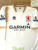 2007/08 Middlesbrough Away Premier League Match Worn Football Shirt Aliadiere #11 (L)