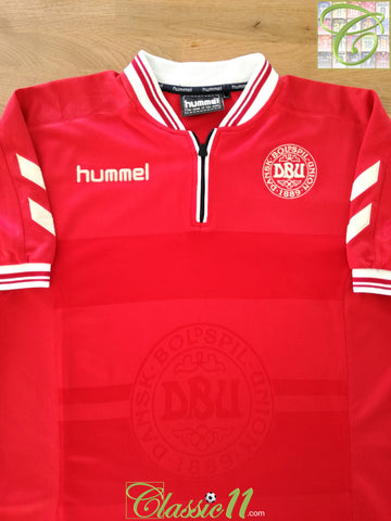 2000/01 Denmark Home Football Shirt