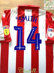 2019/20 Stoke City Home Championship Football Shirt Smith #14