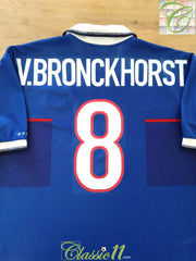 1998/99 Rangers Home Football Shirt V.Bronckhorst #8