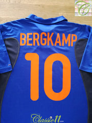 2000/01 Netherlands Away Football Shirt Bergkamp #10