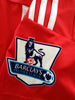 2011/12 Stoke City Home Premier League Match Worn (vs Man City) Football Shirt Palacios #40 (M)