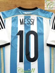 2013/14 Argentina Home Football Shirt Messi #10