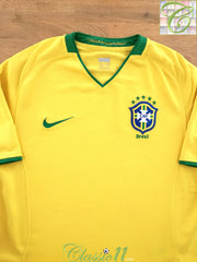 2008/09 Brazil Home Football Shirt