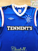 2011/12 Rangers Home SPL Football Shirt Hemmings #38 (M)