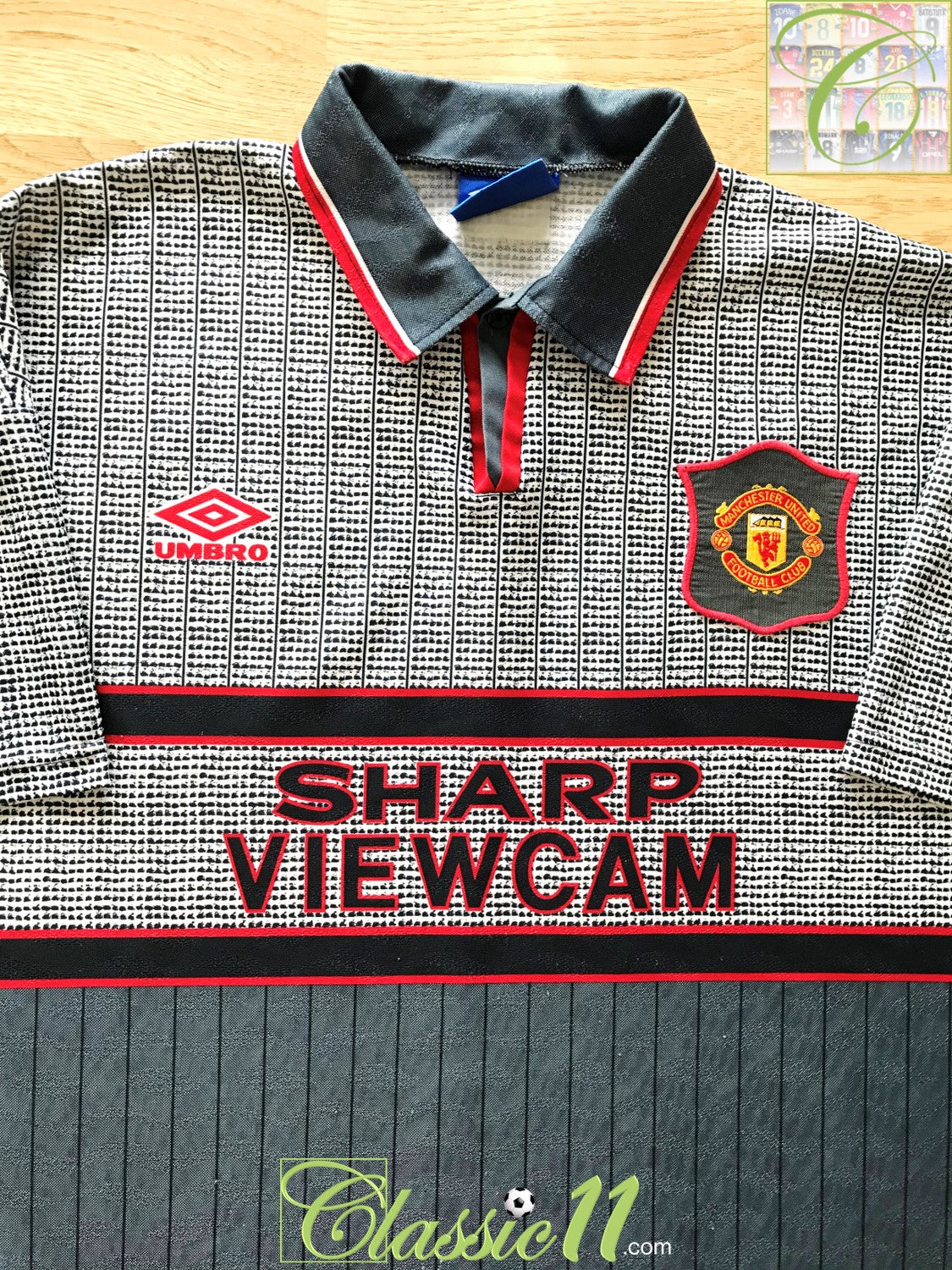 1995/96 Man Utd Away Football Shirt (Kids)
