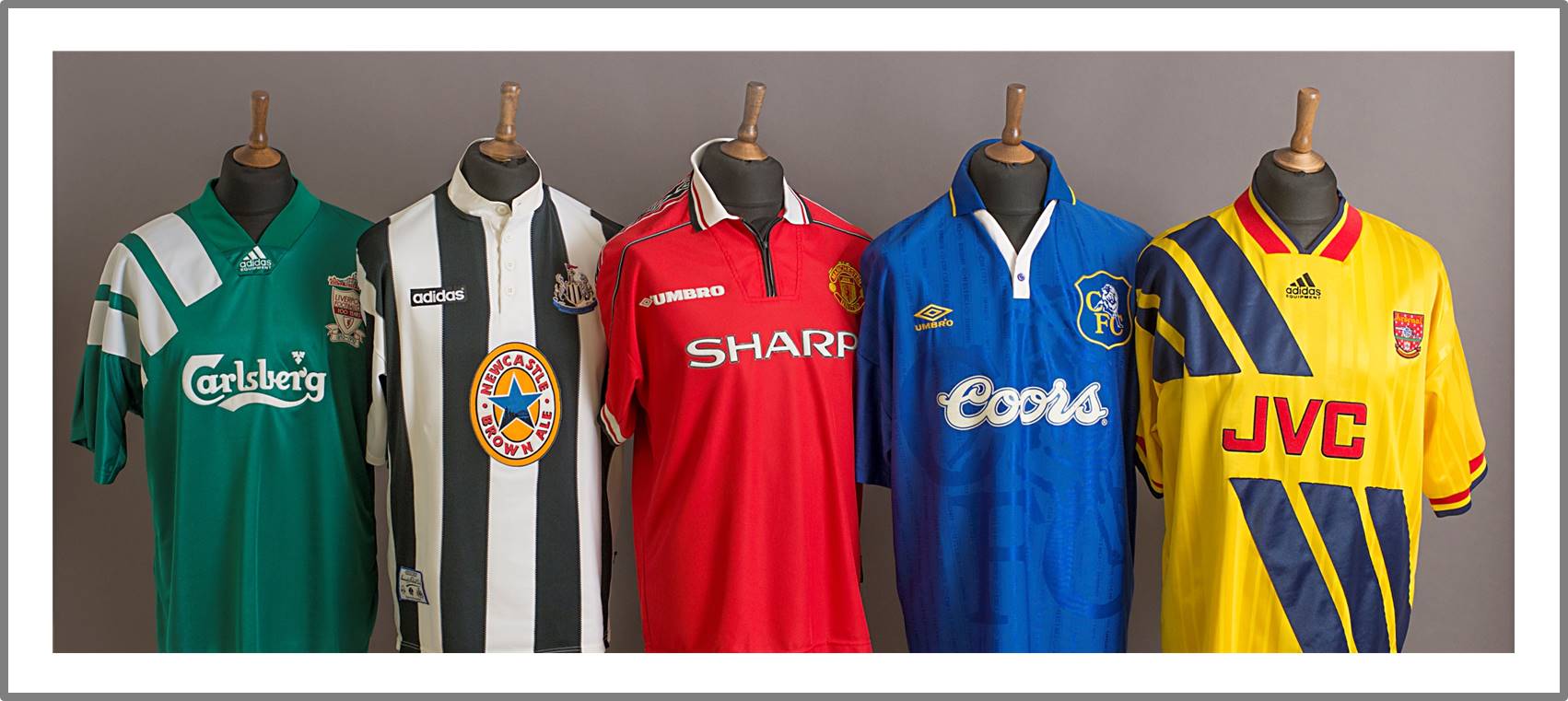 Our latest classic football shirts