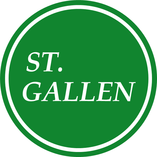 Old official St. Gallen football shirts. Vintage Swiss soccer jerseys ...