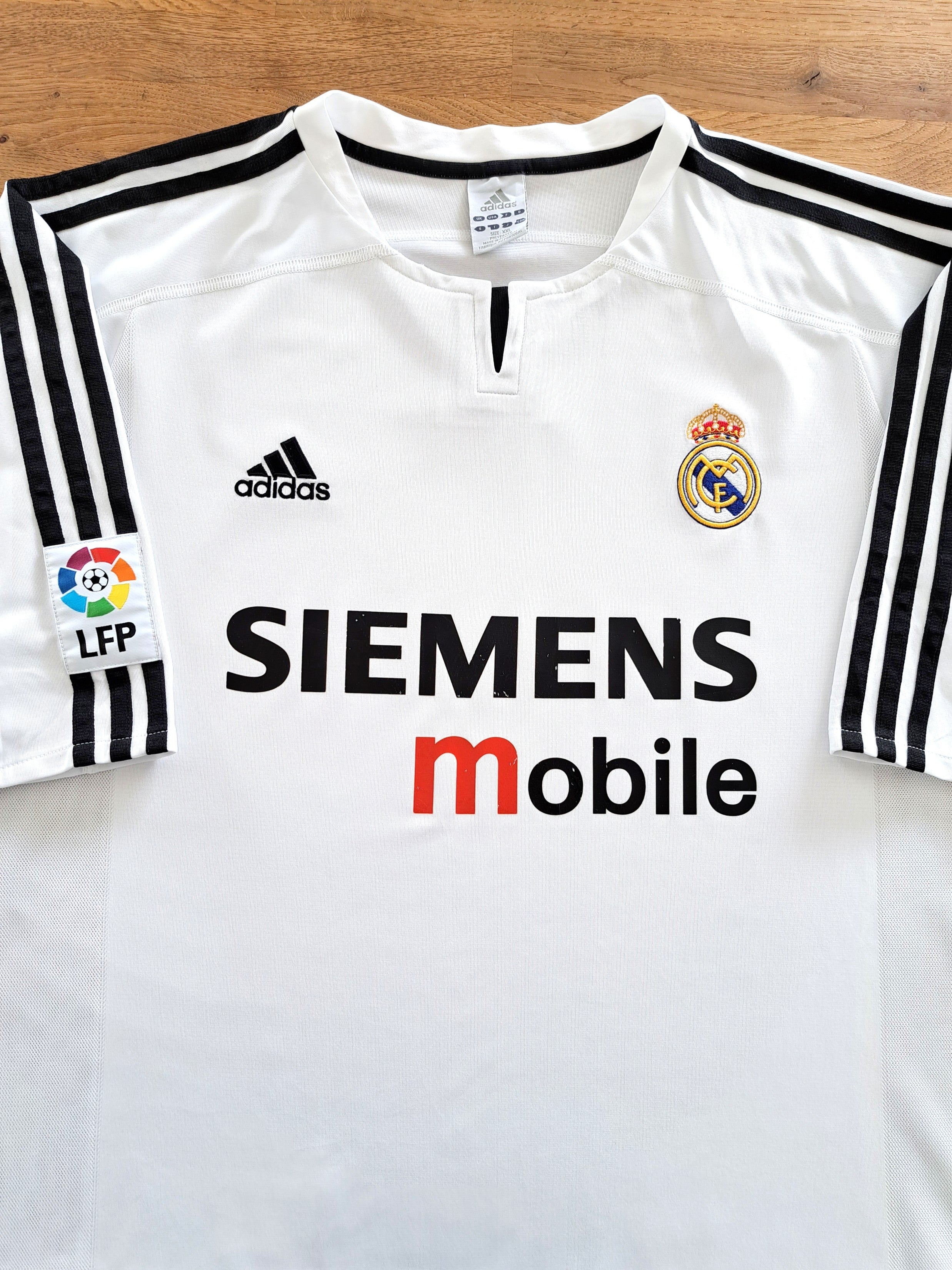 2003/04 Real Madrid Home La Liga Football Shirt