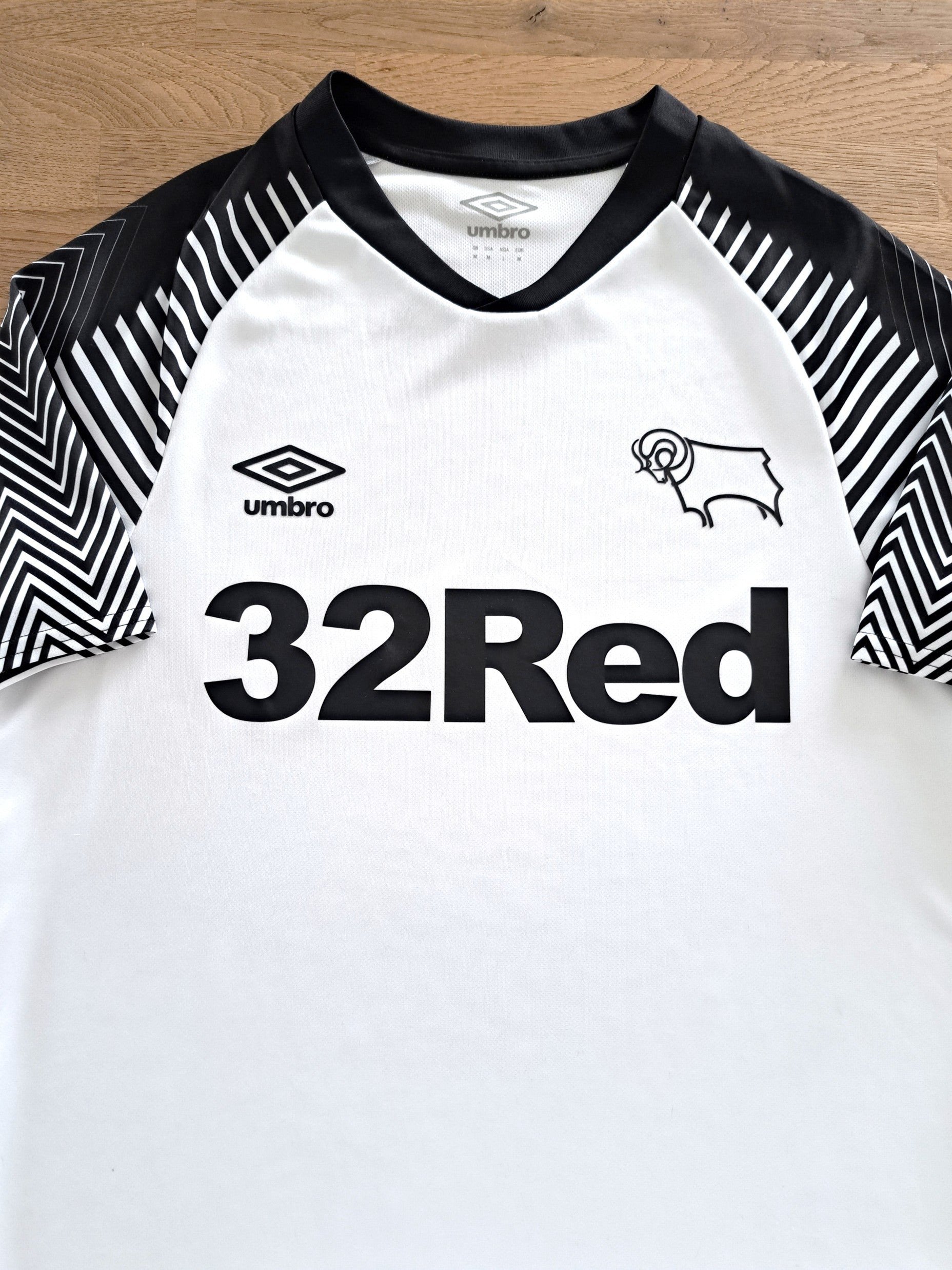 2019/20 Derby County Home Football Shirt