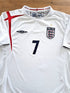 2005/06 England Home Football Shirt Beckham #7