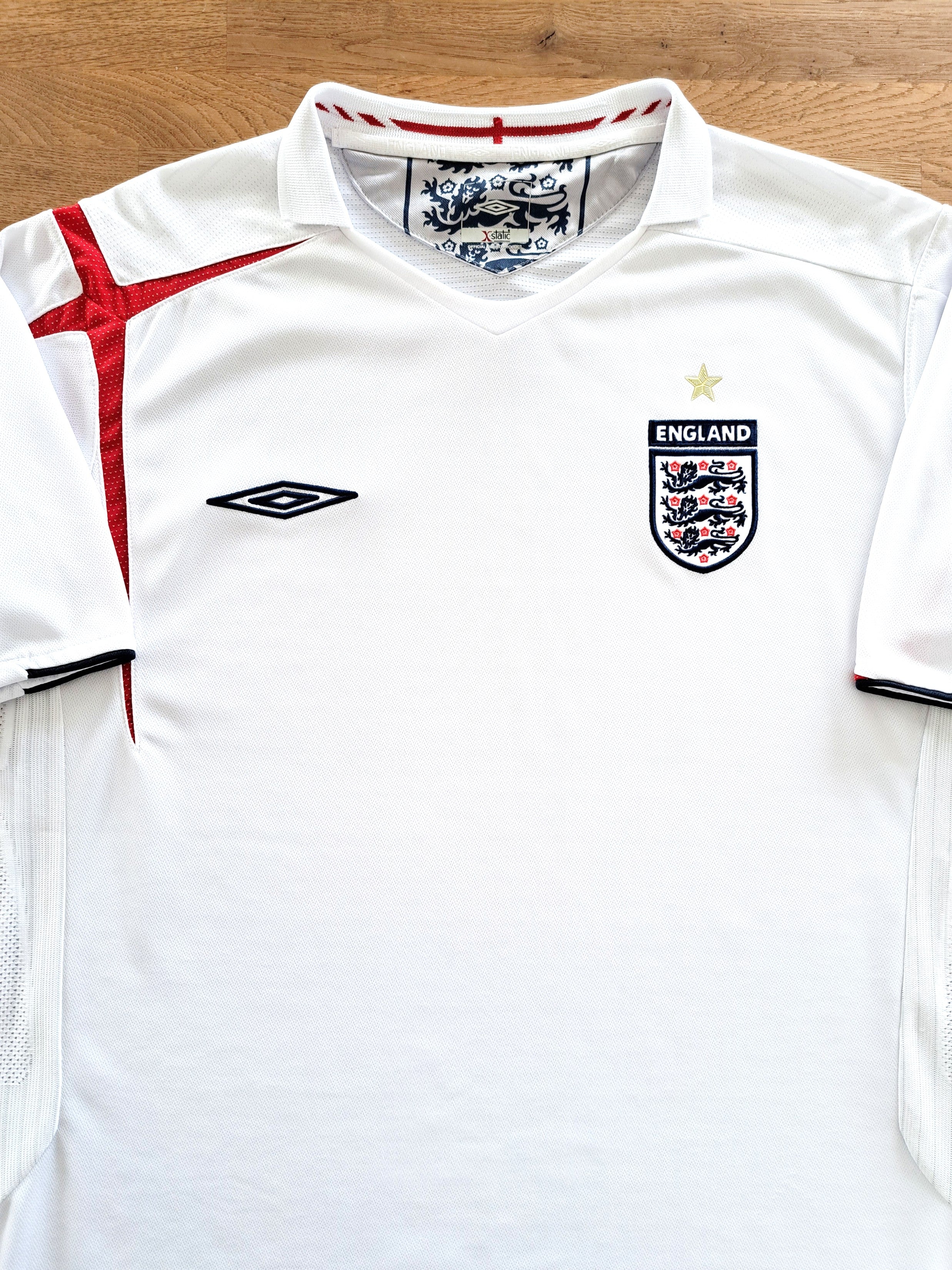 2005/06 England Home Football Shirt