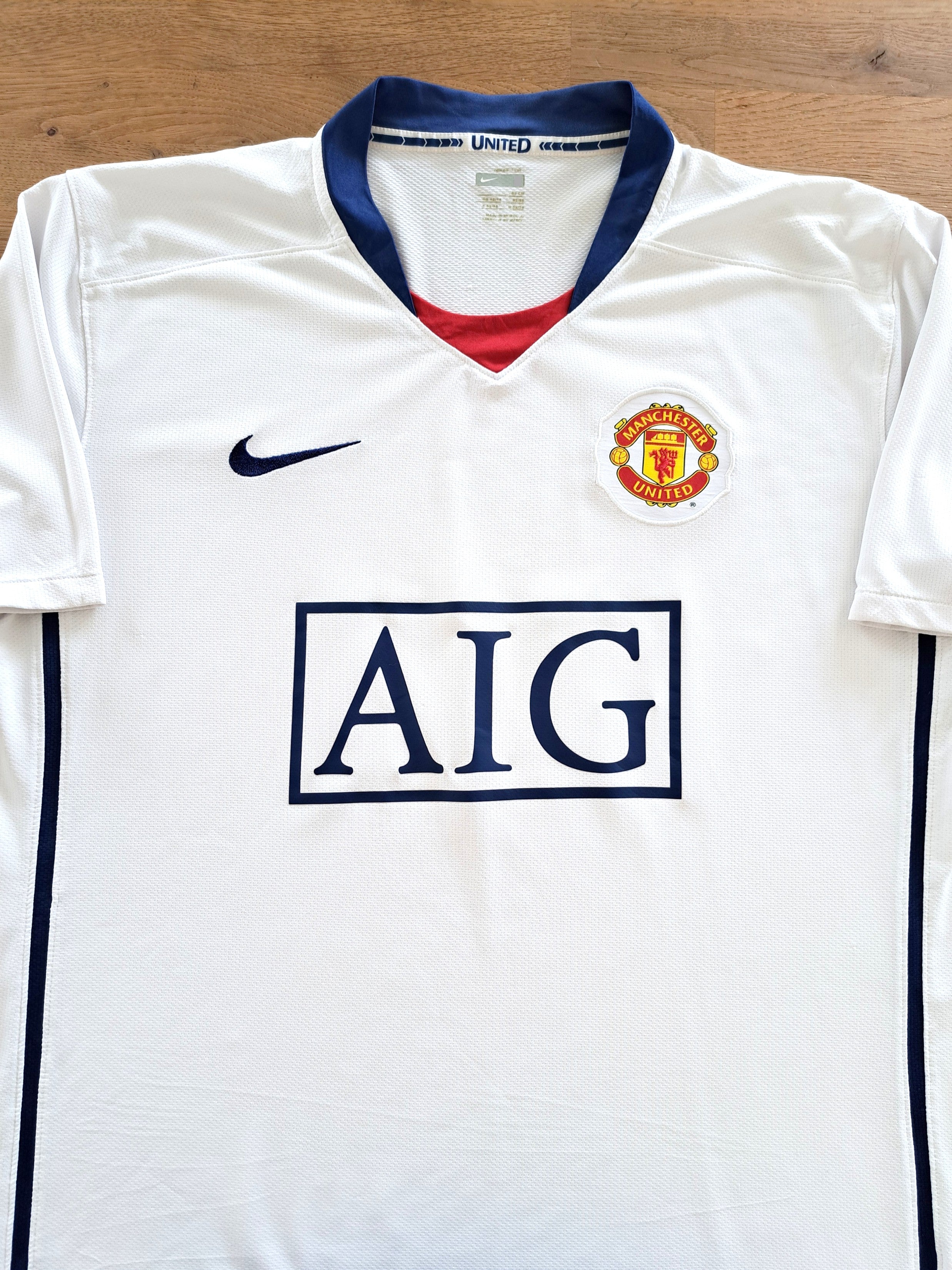 2008/09 Man Utd Away Football Shirt