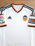 2014/15 Valencia Home La Liga Adizero Football Shirt