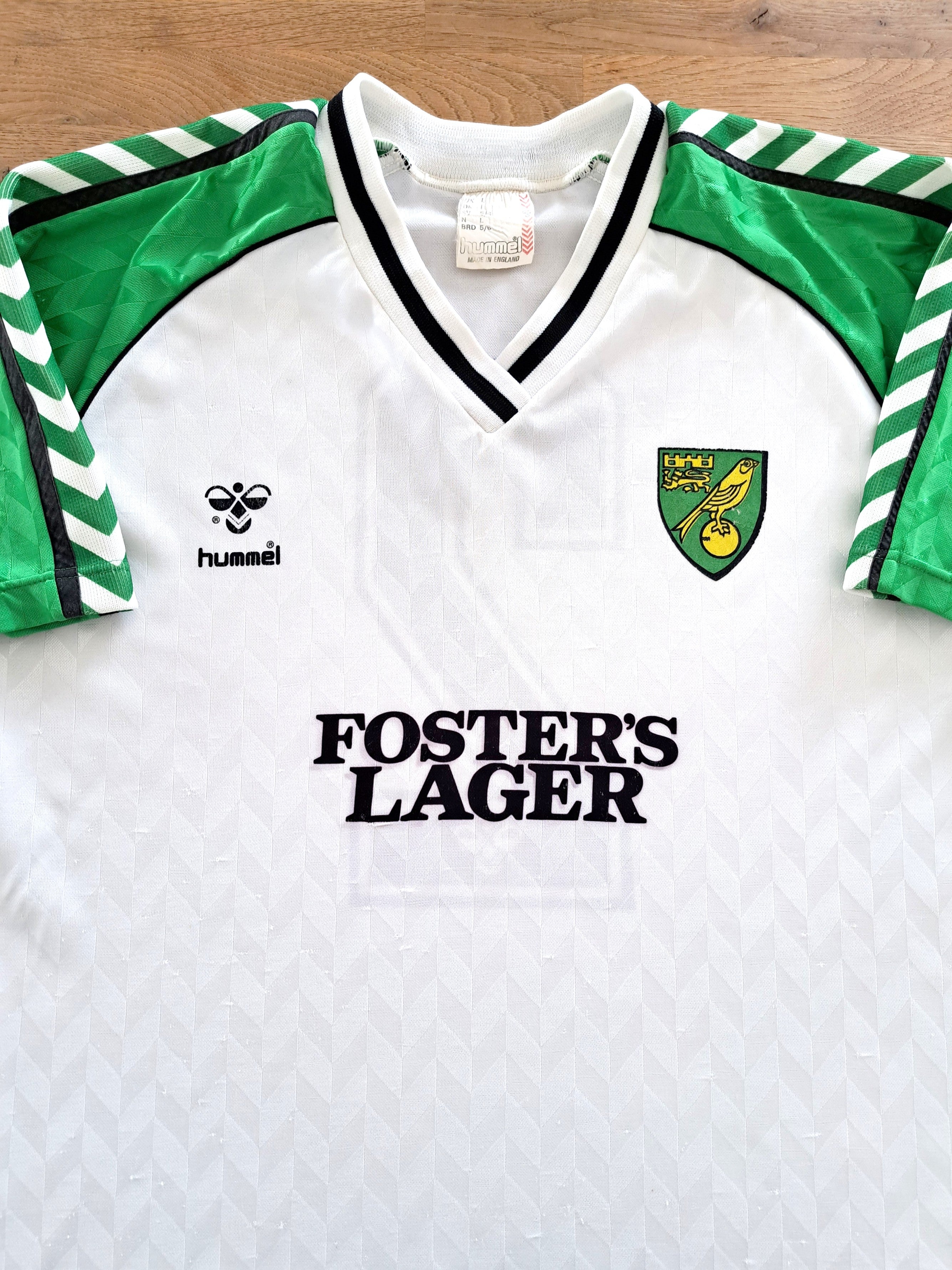 1986/87 Norwich City Away Football Shirt