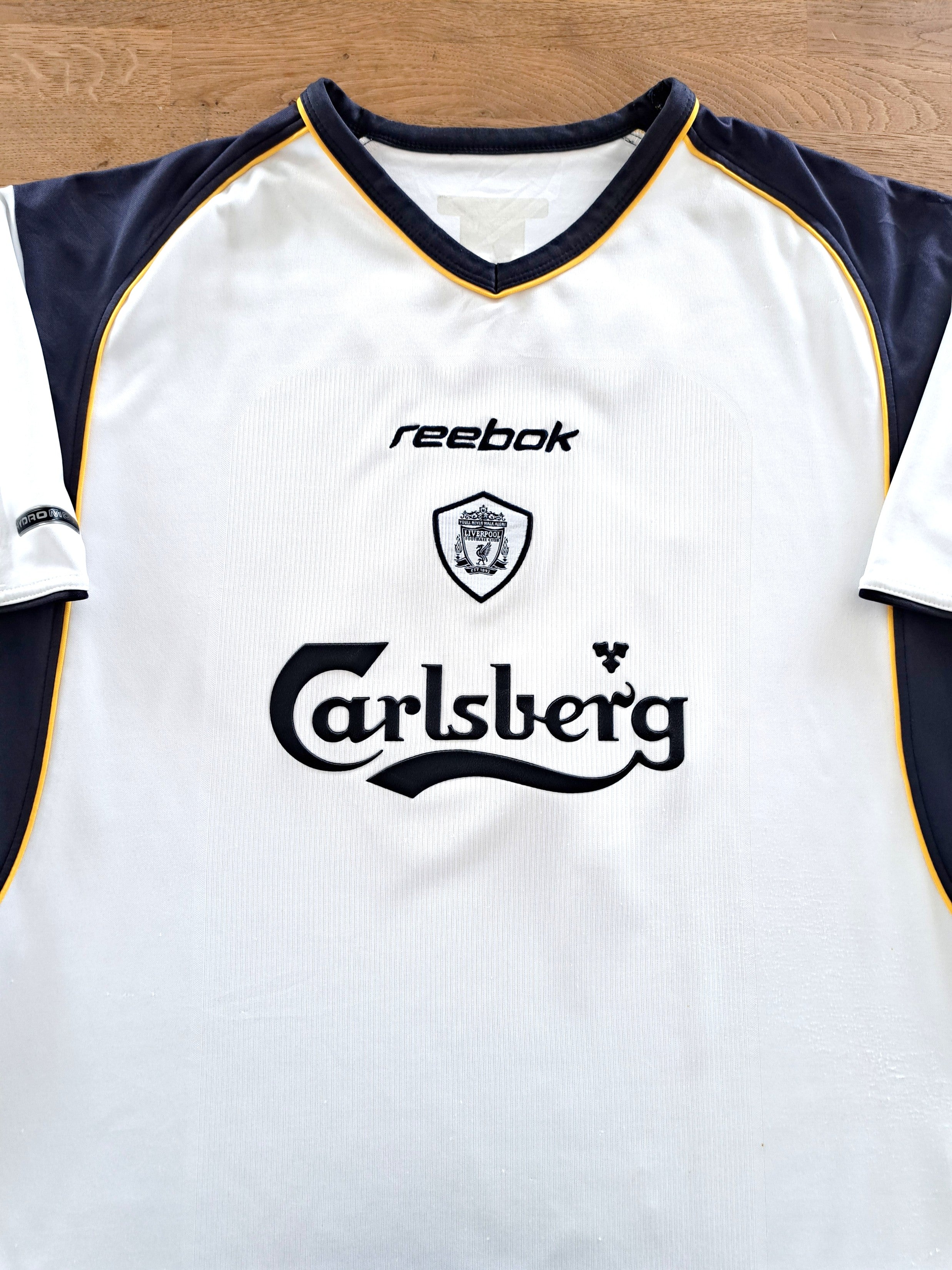 2001/02 Liverpool Away Premier League Football Shirt Owen #10