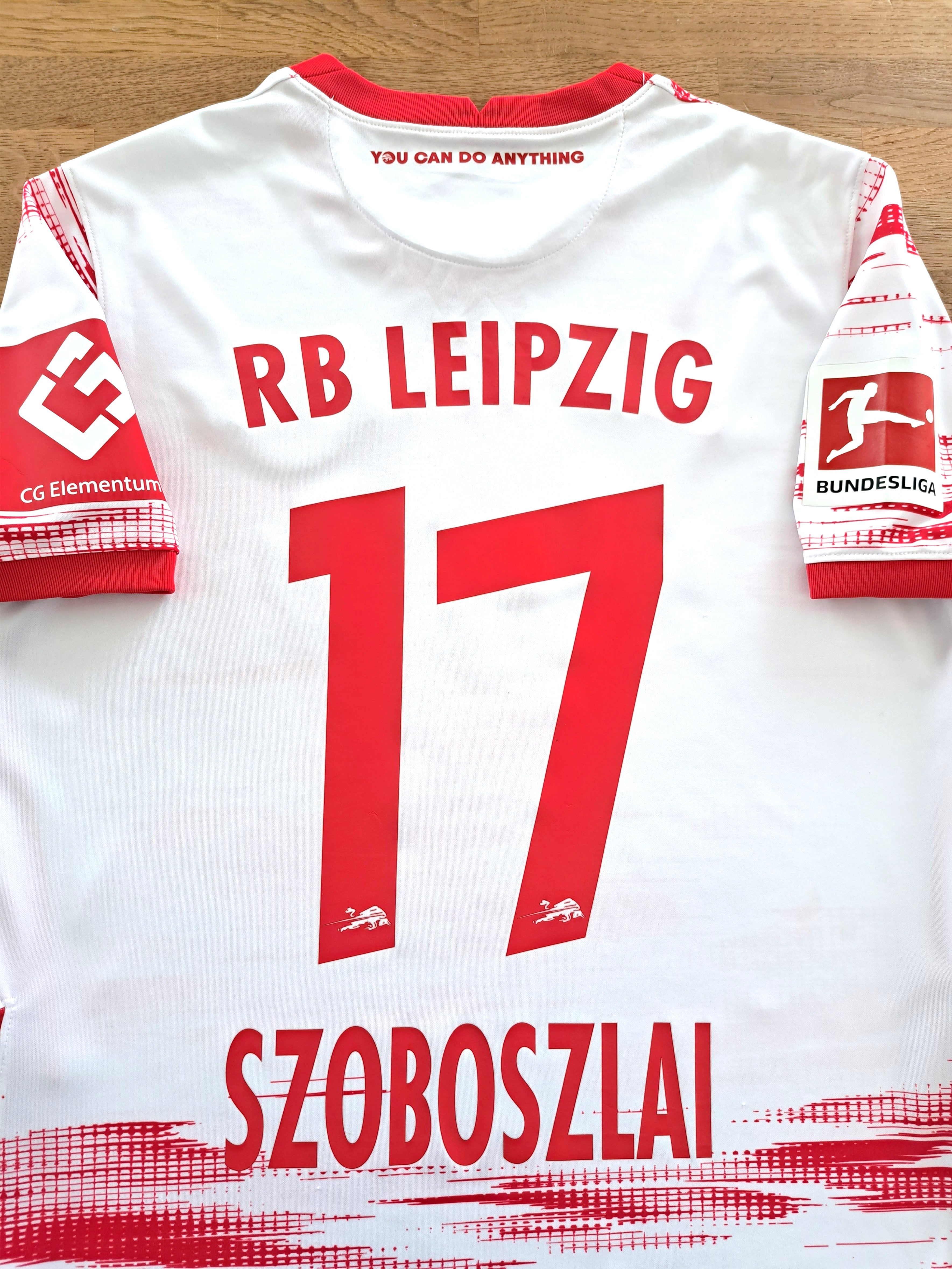 2021/22 RB Leipzig Home Bundesliga Football Shirt Szoboszlai #17