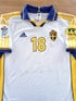 2000 Sweden Away European Championship Player Issue Football Shirt Osmanovski #18