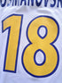 2000 Sweden Away European Championship Player Issue Football Shirt Osmanovski #18 (XL)