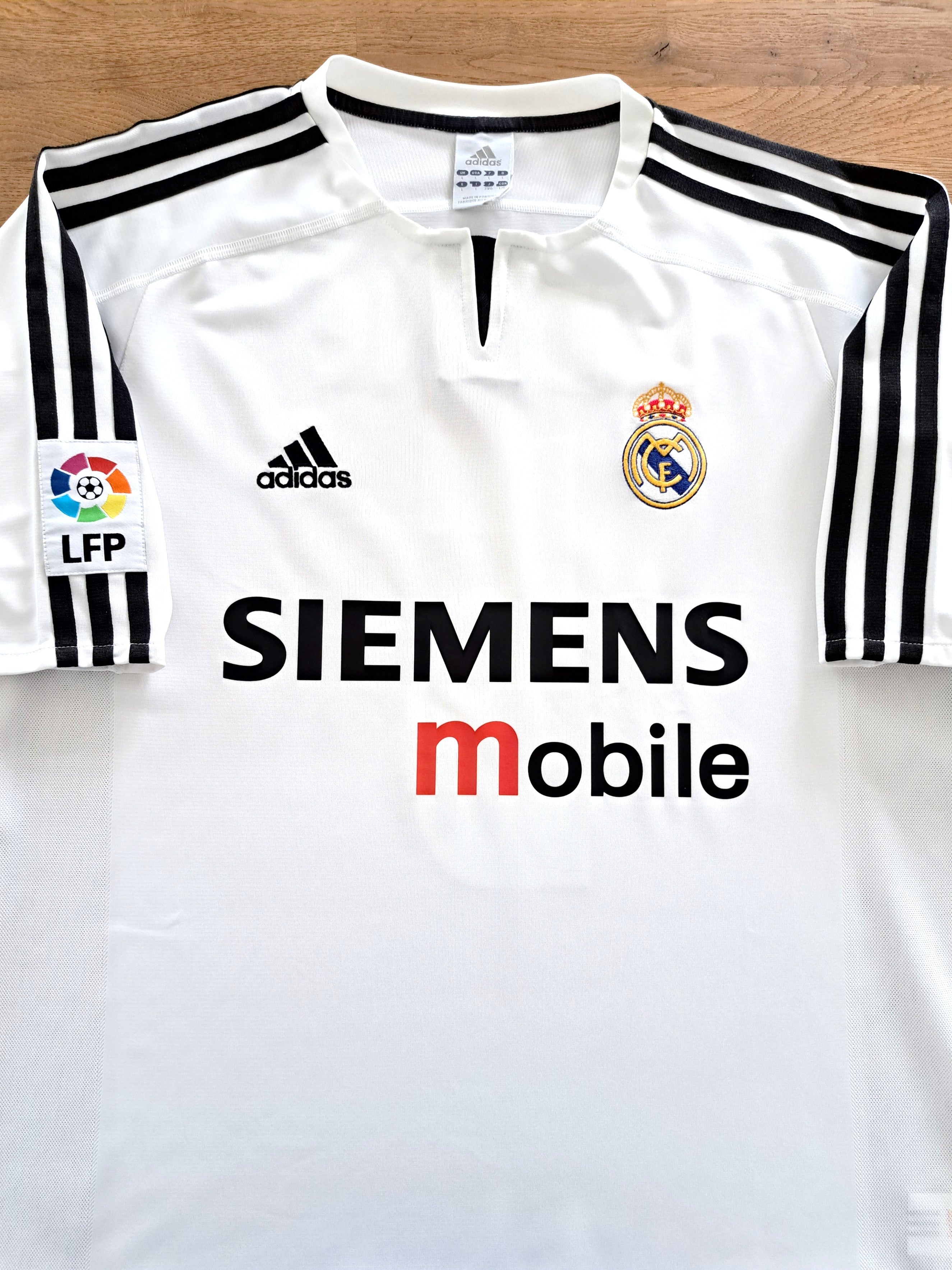 2003/04 Real Madrid Home La Liga Football Shirt