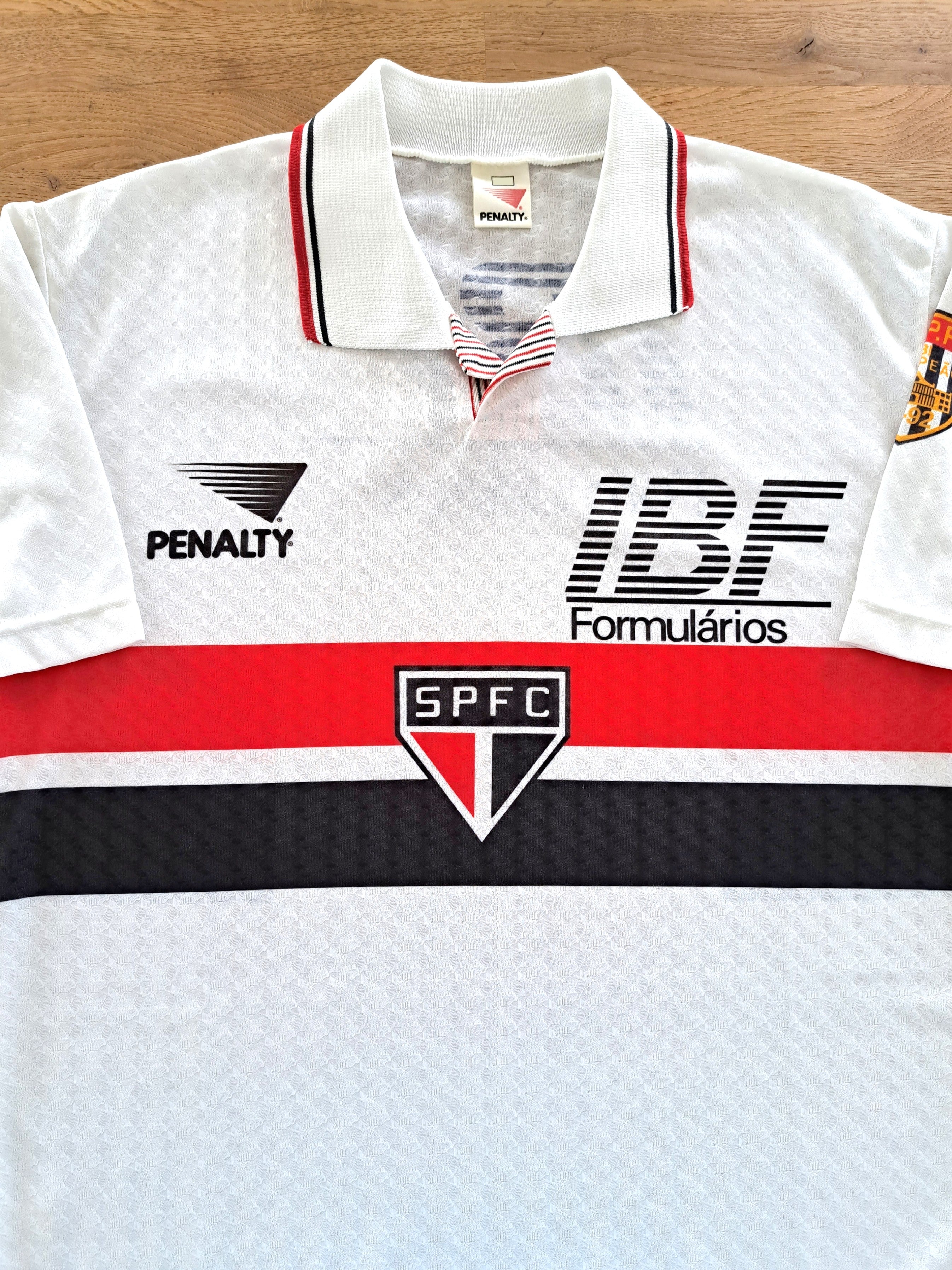 1992/93 Sao Paulo Home Football Shirt