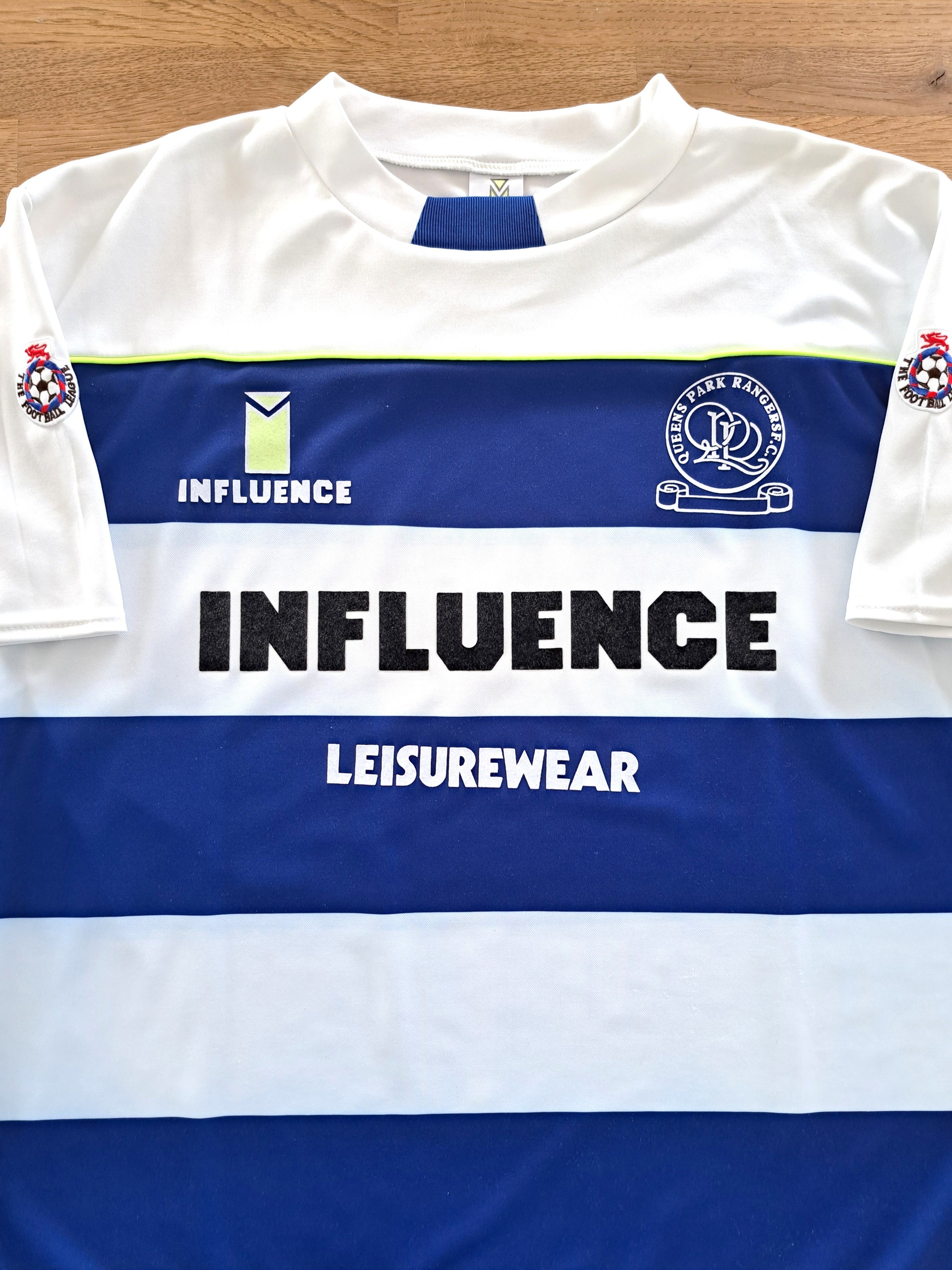 1990/91 QPR Home Football League Shirt