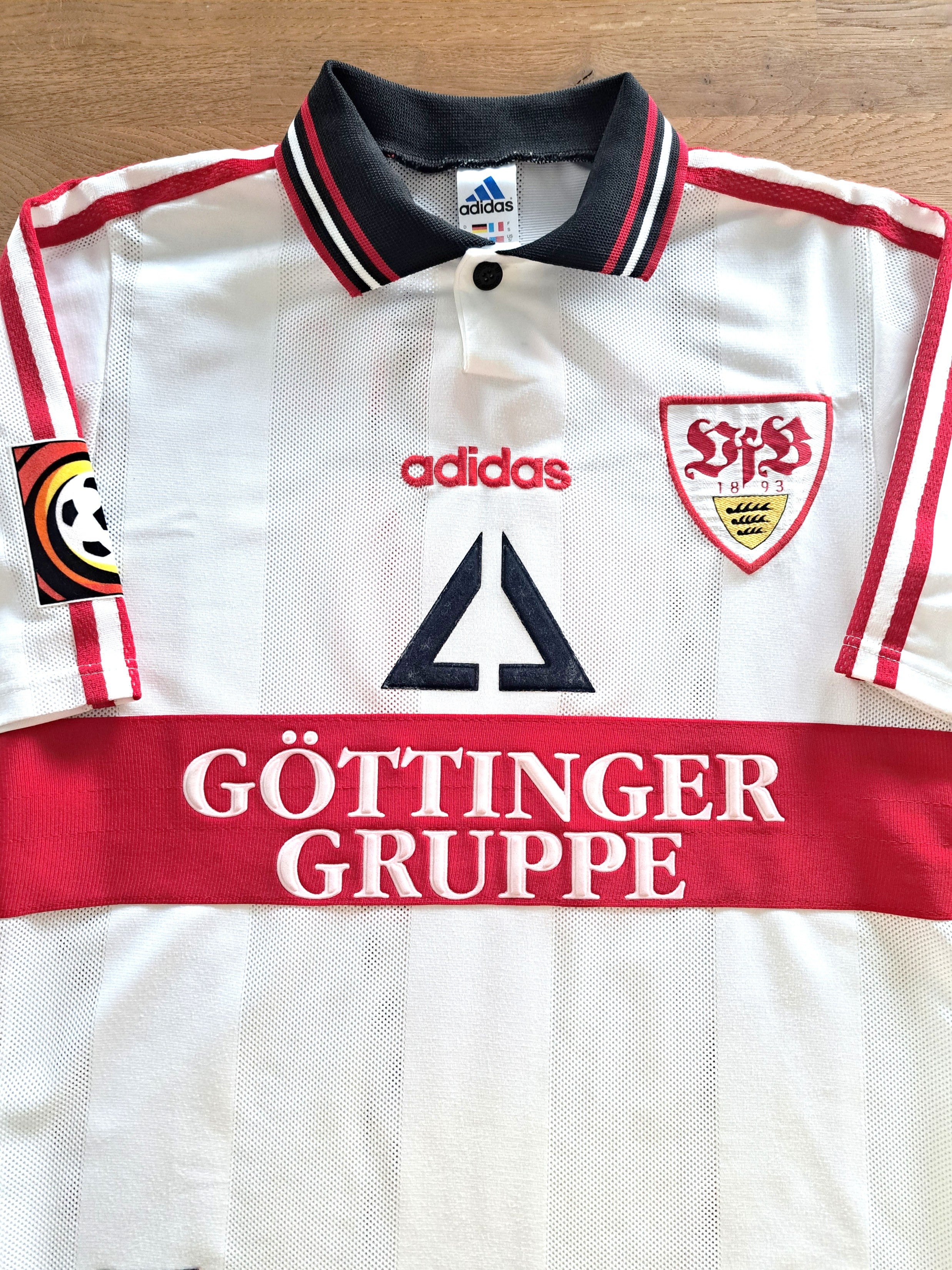 1997/98 Stuttgart Home Bundesliga Football Shirt