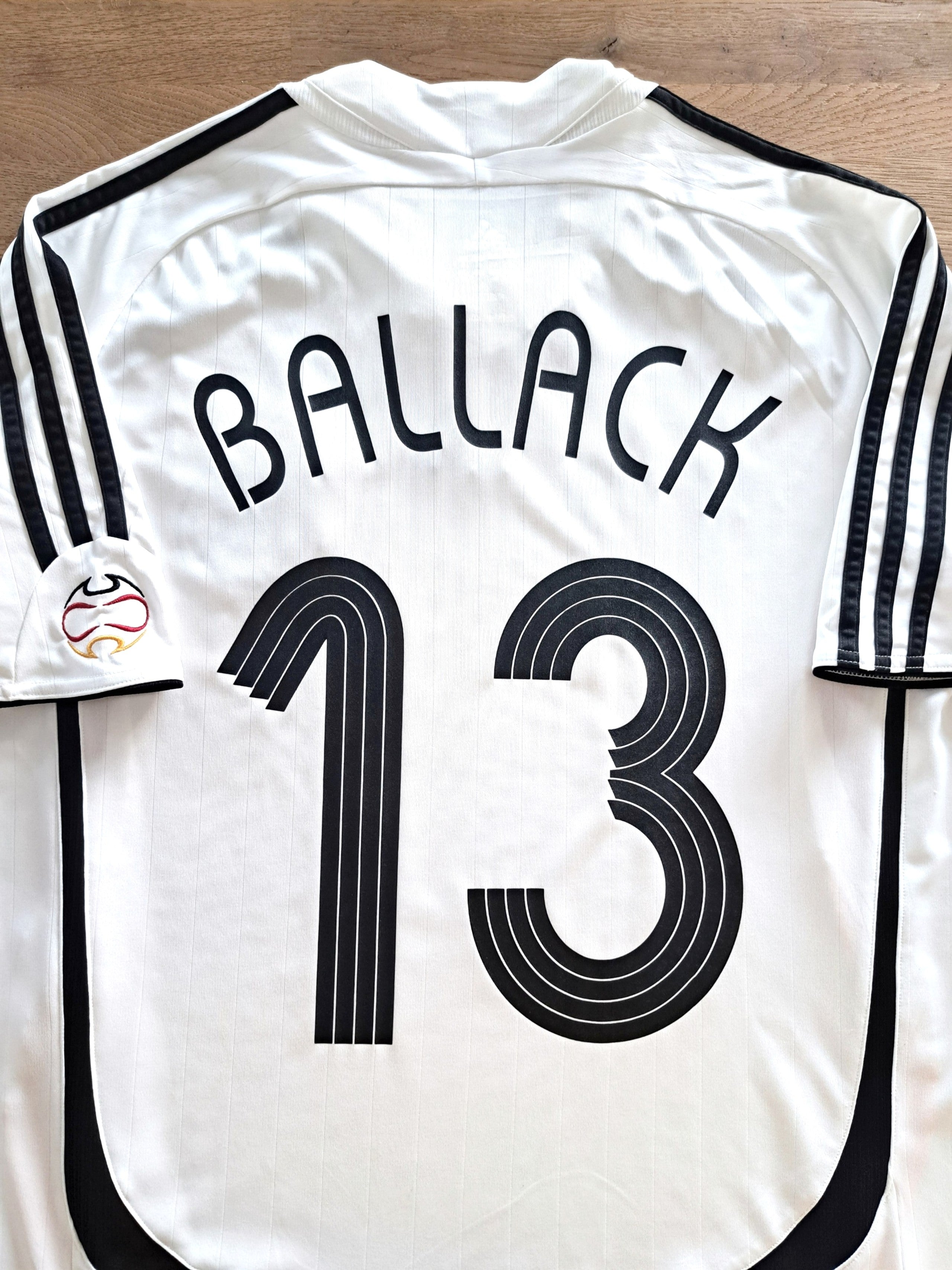 2005/06 Germany Home Football Shirt Ballack #13