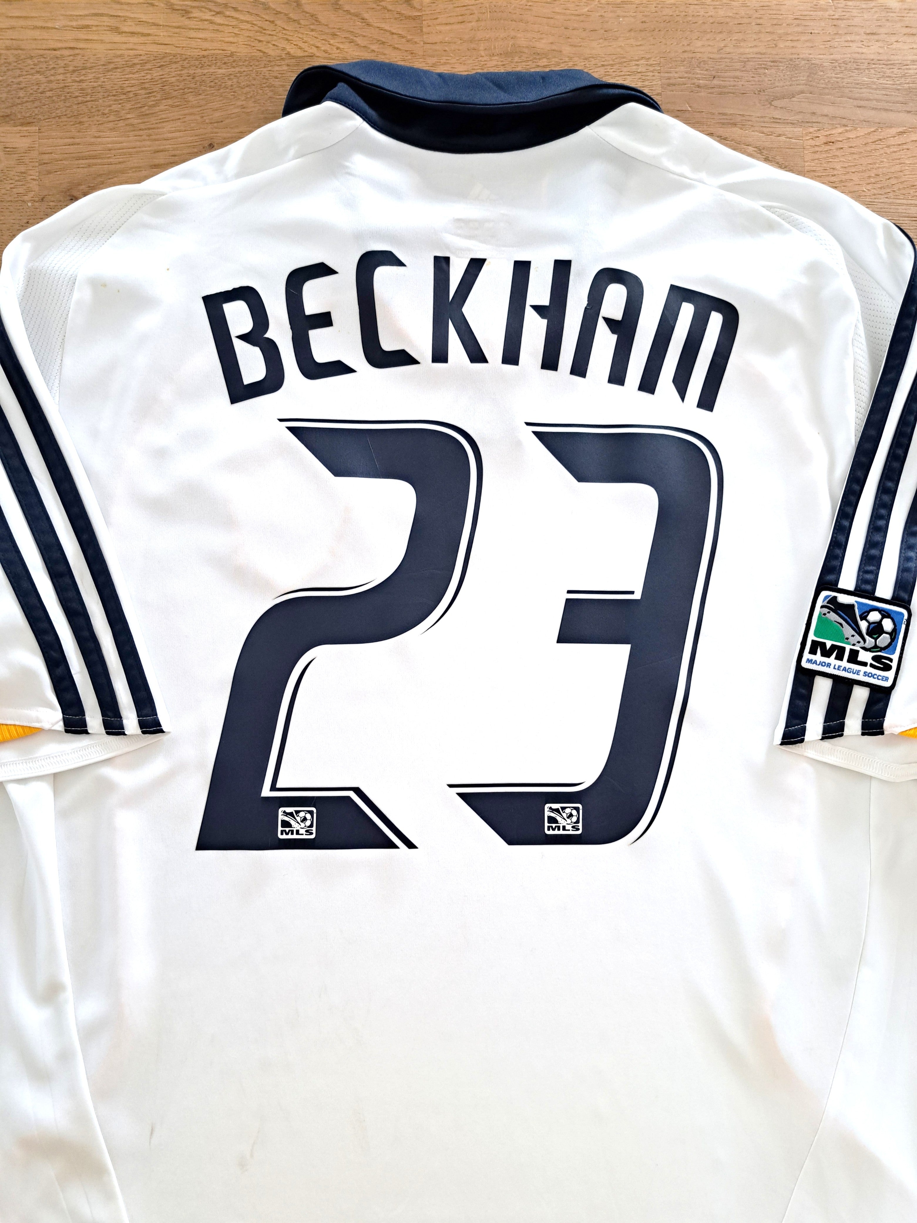 2008 LA Galaxy Home MLS Football Shirt Beckham #23